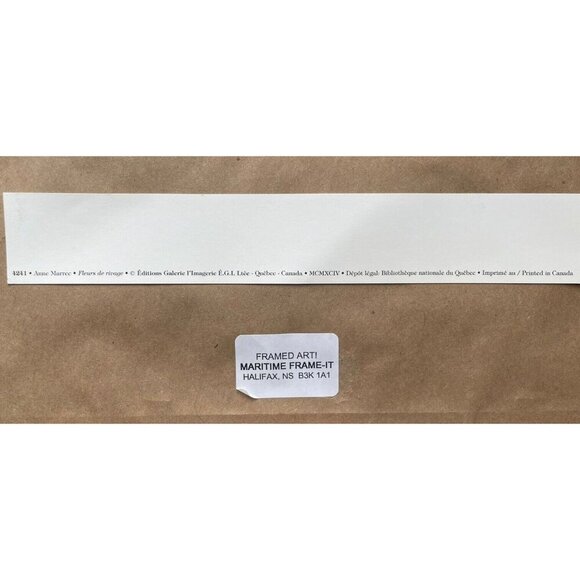 Vintage Pastel Floral Print – Framed, Soft Hues, Timeless Artwork - Picture 3 of 3